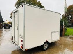 SINGLE AXLE SHOWER BLOCK C/W HONDA GENERATOR *VIDEO*