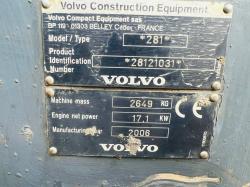 VOLVO EC25 TRACKED EXCAVATOR C/W 3 X BUCKETS & QUICK HITCH 