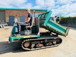 KOMATSU CD30-1 TRACKED DUMPER*C/W RUBBER TRACKS*VIDEO*