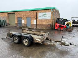 DOUBLE AXLE TRAILER*C/W DROP DOWN RAMP*VIDEO*