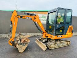 HANIX H22B EXCAVATOR*829 HOURS*C/W 4 EXTRA BUCKETS*VIDEO*