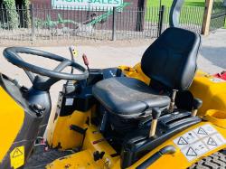 JCB 323HST 4WD TRACTOR *256 HOURS* C/W FRONT WEIGHTS & ROTOVATOR *VIDEO*
