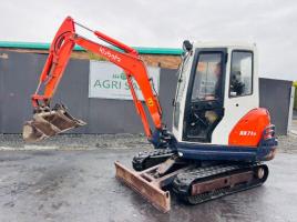 KUBOTA KX71-3 EXCAVATOR* C/W SELECTION OF BUCKETS*VIDEO*