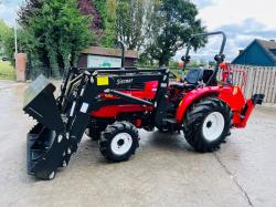  BRAND NEW SIROMER 304 4WD TRACTOR WITH LOADER & BACK ACTOR YEAR 2023*VIDEO*