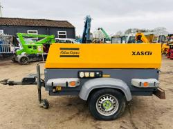 ATLAS COPCO XAS67 TOWABLE AIR COMPRESSOR*C/W DEUTZ ENGINE*VIDEO*