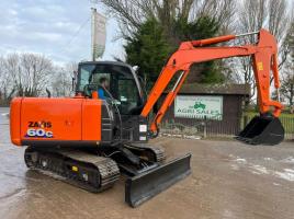 UNUSED HITACHI ZX60C-6A EXCAVATOR *YEAR 2023, ONLY 16 HOURS* C/W AC CABIN *VIDEO*