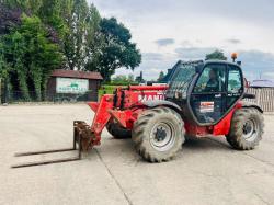 MANITOU MLT1030 4WD TELEHANDLER *10 METER, 4834 HOURS* C/W PALLET TINES*VIDEO* 