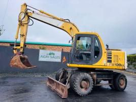 KOMATSU PW130ES 4WD WHEELED EXCAVATOR *C/W BUCKET *VIDEO*