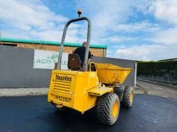THWAITES 3 TONNE SWIVEL TIP DUMPER*1 OWNER FORM NEW*VIDEO*