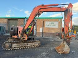 HITACHI ZX80SBLC EXCAVATOR*C/W BUCKET*VIDEO*