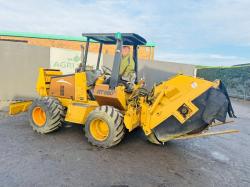 CASE RT660 4WD TRENCHER*C/W TOP CUTTER*1317 HOURS*VIDEO*