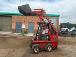 THOMAS T80 SKIDSTEER*C/W BUCKET*VIDEO*