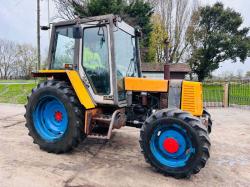 RENAULT 4WD TRACTOR C/W PICK UP HITCH *VIDEO*