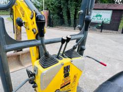 WACKER NEUSON 803 EXCAVATOR *YEAR 2017 , 2838 HOURS* C/W ROLE BAR *VIDEO*