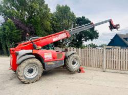 MANITOU MLT1030 4WD TELEHANDLER *10 METER, 4834 HOURS* C/W PALLET TINES*VIDEO* 