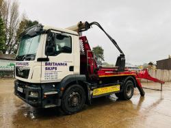 MAN TGM18.2504X2 SKIP LORRY *YEAR 2015, IN TEST* C/W MANUAL GEAR BOX *VIDEO*