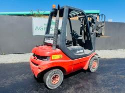 LINDE H25D-03 CONTAINER SPEC FORKLIFT*ONLY 3798 HOURS*VIDEO*