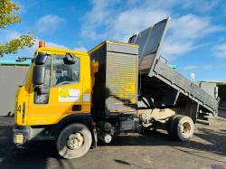 IVECO 75E16 7.5 TONNE TIPPING TRAILER*C/W BEHIND CAB STORAGE*VIDEO*