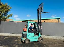 MITSUBISHI CASCADE SIDESHIFT FORKLIFT*C/W PALLET TINES*VIDEO*