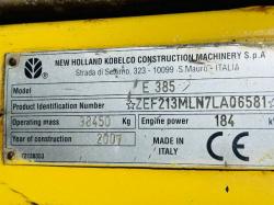 NEW HOLLAND KOBELCO E385 EXCAVATOR C/W ISUZU ENGINE & QUICK HITCH *VIDEO*