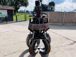 HYDRAULIC 5 TINE ROTATING SCRAP GRAB TO SUIT SCRAP HANDLER 