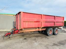 RICHARD WESTERN 12 TONNE TIPPING TRAILER*VIDEO*