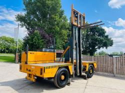 BOSS 787.10 SIDE LOADING FORKLIFT *FULL REFERB IN 2013* C/W 2 X SUPPORT LEGS*VIDEO* 