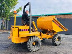 THWAITES 7000 3 TONNE STRAIGHT TIP DUMPER*VIDEO*