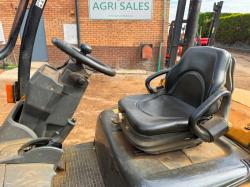 CATERPILLAR DP25N FORKLIFT*C/W PALLET TINES*VIDEO*