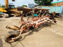 GREGOIRE BESSON 4 FURROW REVERSABLE PLOUGH*VIDEO*