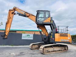 CASE CX290D HIGH RISE CABIN TRACKED EXCAVATOR *YEAR 2017* C/W QUICK HITCH *VIDEO*