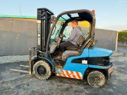 CATERPILLAR DP30N FORKLIFT*C/W PALLET TINES*VIDEO*