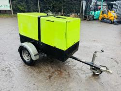 PRAMAC P11000 9KVA TOWABLE GENERATOR*SUPER SILENT*VIDEO*