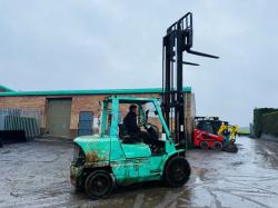 MITSUBISHI FD40K 2 FORKLIFT*C/W SIDESHIFT*YEAR 2008*VIDEO*