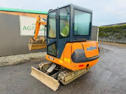 HANIX H22B EXCAVATOR*829 HOURS*C/W 4 EXTRA BUCKETS*VIDEO*