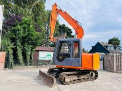 HITACHI EX60-3 TRACKED EXCAVATOR C/W BUCKET & BLADE *VIDEO*