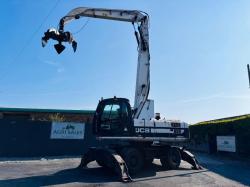JCB JS200W HIGHRISE CAB SCRAP HANDLER*C/W GRAB*YEAR 2011*VIDEO*