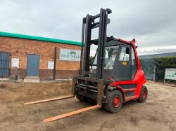 LINDE H70D FORKLIFT*C/W FORK POSITIONER*VIDEO*