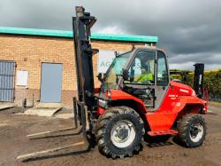 MANITOU M26-4 ROUGH TERRAIN FORKLIFT*YEAR 2018*C/W PALLET TINES*VIDEO*