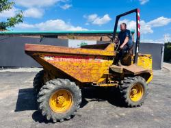 THWAITES 3 TONNE STRAIGHT TIP DUMPER*C/W PERKINS ENGINE* VIDEO*