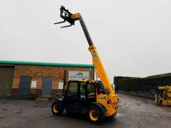 JCB 525-60 HI VIZ TURBO TELEHANDLER*YEAR 2019*C/W BUCKET & TINES*VIDEO*