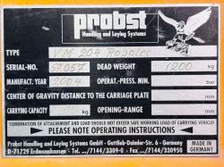 PROBST VM 204 ROBOTEC PAVING STONE LAYER*C/W 2 CLAMPS*VIDEO*