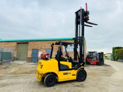 HYUNDAI 35L-7A FORKLIFT*C/W FORK POSITIONER*YEAR 2016*VIDEO*