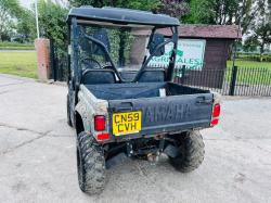 YAMAHA RHINO 700 PETROL 4WD UTV *ROAD REGISTERED* C/W CAMO WRAP *VIDEO*