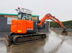 HITACHI ZX85USB-5A TRACKED EXCAVATOR*YEAR 2017*VIDEO*