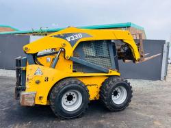GHEL V330 HI LIFT SKIDSTEER*YEAR 2012*C/W NEW WHEELS AND TYRES & PALLET TINES*VIDEO*