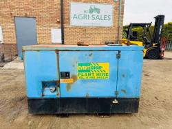STEPHILL 25KVA STATIONARY GENERATOR*C/W KUBOTA ENGINE*YEAR 2012*VIDEO*