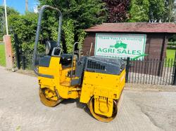 BOMAG BW80AD DOUBLE DRUM ROLLER C/W ROLE FRAME *VIDEO*