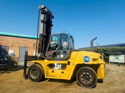CATERPILLAR DP135N MASTED FORKLIFT*VIDEO*