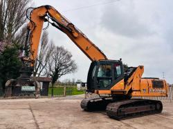 CASE CX210D HIGH RISE CABIN TRACKED EXCAVATOR *YEAR 2013* C/W SELECTOR GRAB *VIDEO*